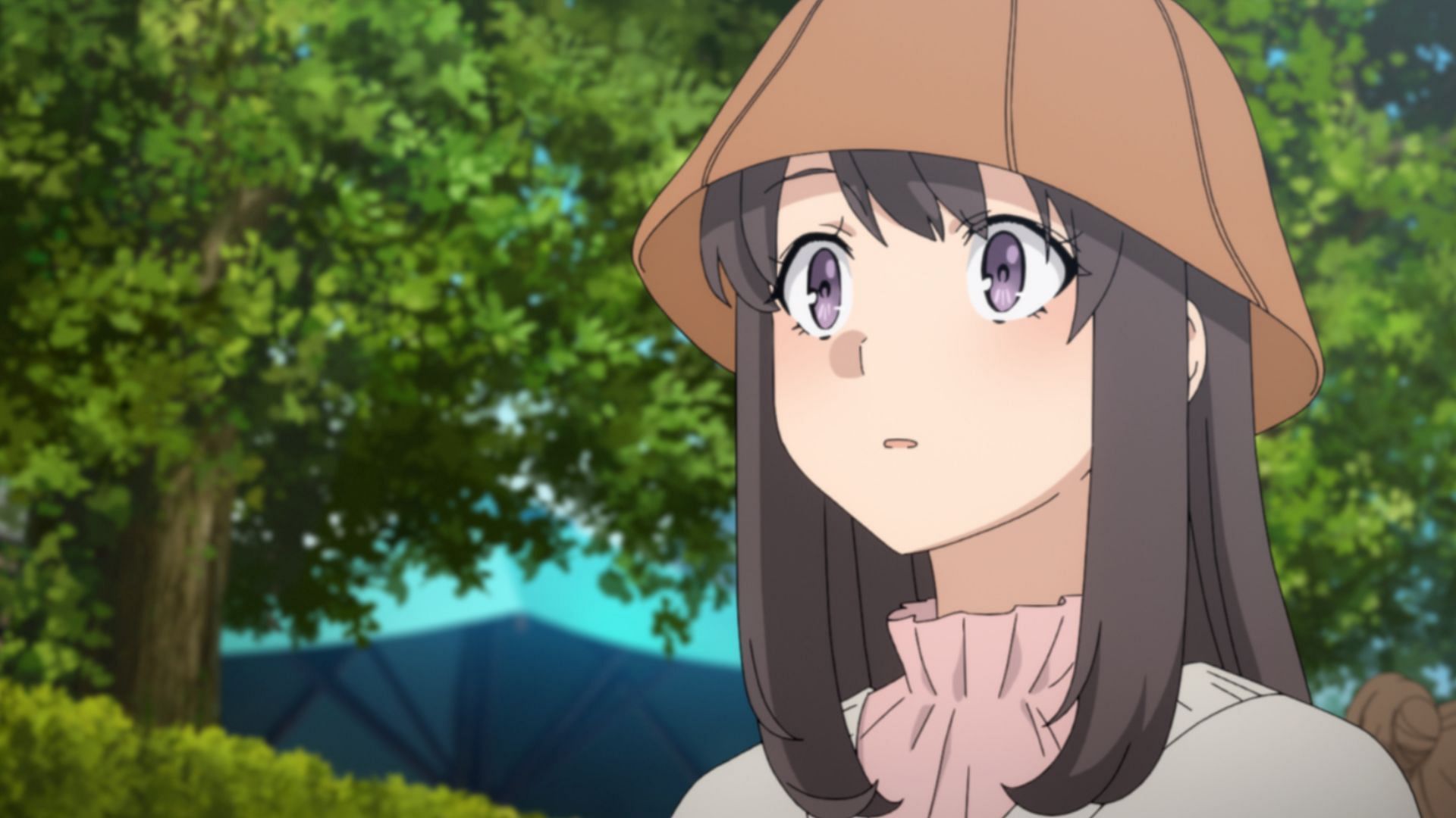 Uzuki Hirokawa as seen in Rascal Does Not Dream of Santa Claus episode 2 (Image via CloverWorks)